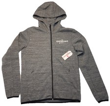 100 Percent 100% Gray Zipper Hoody Sweatshirt...