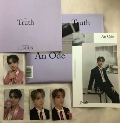 SEVENTEEN AnOde フォトブック アルバム ジョシュア SEVENTEEN Joshua An Ode Truth ver. set 4 photocards photoBook mini