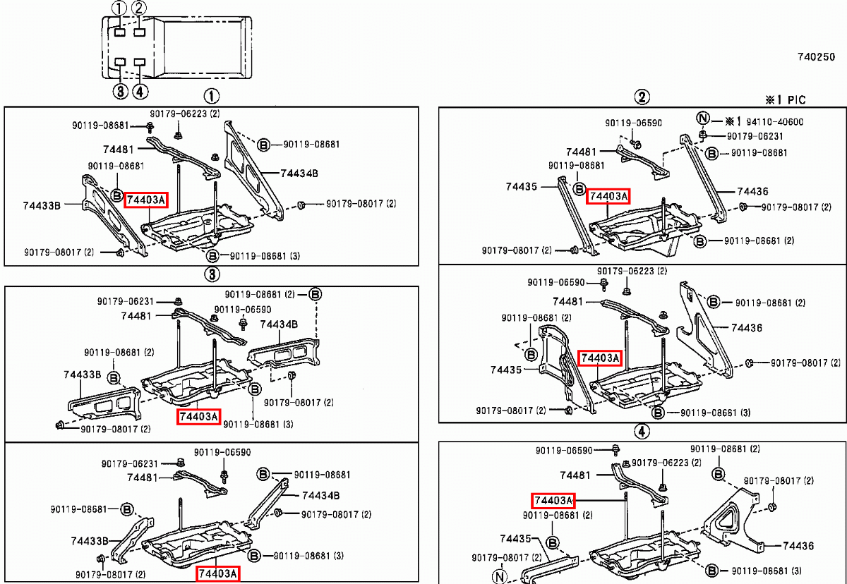Genuine Toyota LandCruiser HDJ79 HDJ78 1HD 4.2 Diesel Battery Tray eBay