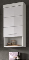 Badezimmer HäNgeschrank In Weiß Hochglanz Badschrank HäNgend 37 X 79 Cm Shawn