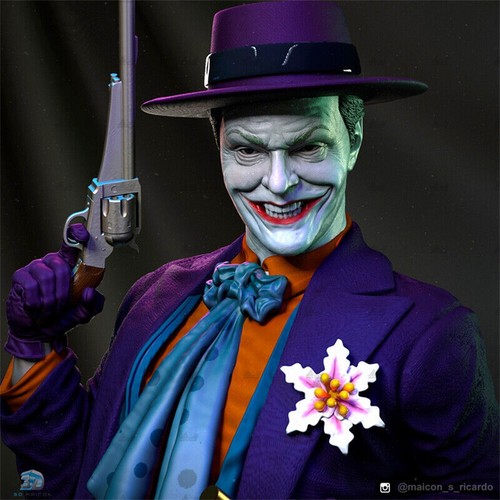 Joker Jack Nicholson 3D Printing Unpainted Figure Model GK Blank Kit New Stock - Picture 6 of 10