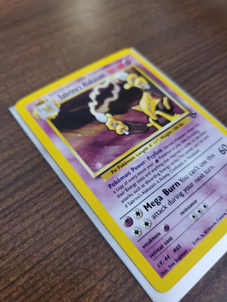  Sabrina's Alakazam - 16/132 - Holo Rare - Unlimited Edition :  Toys & Games