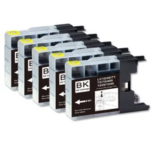 Black Ink Cartridge Compatible with Brother LC75 MFC-J435W MFC-J825DW MFC-J835DW
