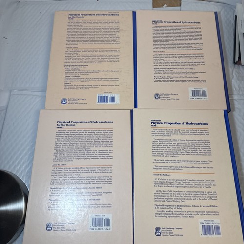 Hydrocarbons Engineering Set Vol 1–4 Gulf Pub 1992–95 Petroleum Chemical Data - Picture 9 of 10