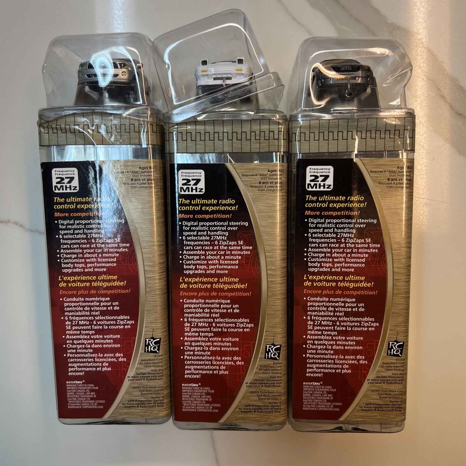 3 Radio Shack Zip Zaps Micro RC (Audi TT, Mazda Savanna FC3S RX7, Ford