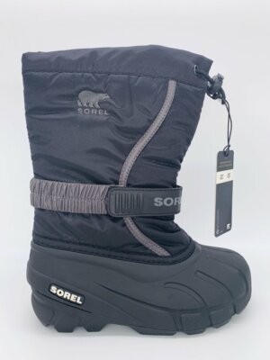 SOREL FLURRY Winterstiefel, Schneeschuhe, schwarz, Gr. 25, 26, 28, NEU