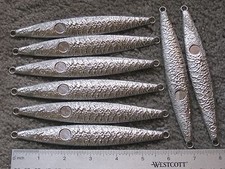 8 fishing bulk jigs lures 6oz Bigeye diamonds vertical no hooks or swivels   
