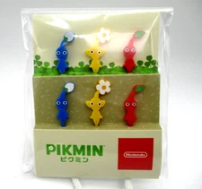 PIKMIN Food Pick picks 6pcs  for Lunch Box Bento