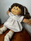 Vintage Cabbage Patch Kids Doll 1982 Girl Brown Hair Braided Pigtails
