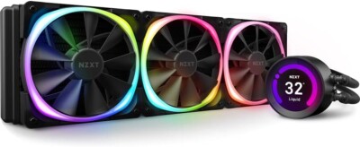 NZXT Kraken Z73 RGB 360mm - RL-KRZ73-R1 - AIO RGB CPU Liquid Cooler - Black