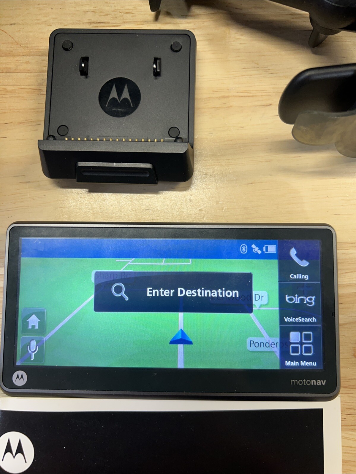 Motorola Motonav TN 765T  5.1” Display GPS Navigator Pre Owned