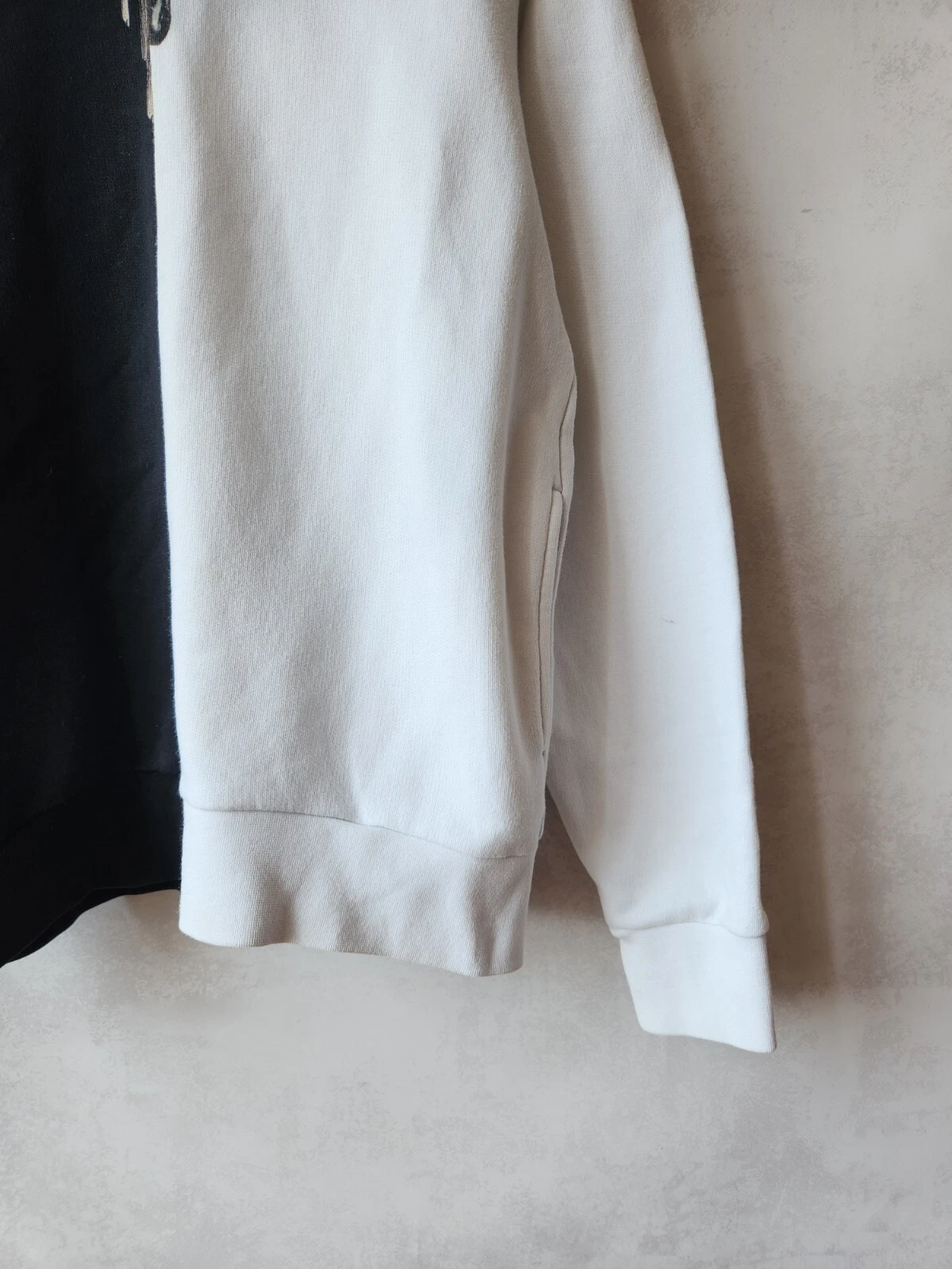 Marcelo burlon paese di milano felpa con cappuccio doppio colore taglia S