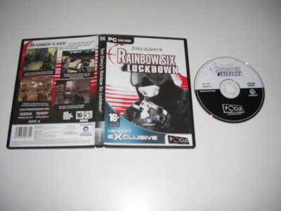 Rainbow Six 6 LOCKDOWN PC DVD Rom FO - FPS - SCHNELLER VERSAND
