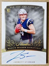 2019 Flawless Jarrett Stidham RC Shadow Signatures Gold ON CARD Auto /25 RSS-JS