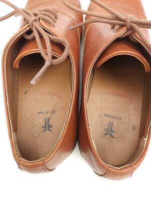 Frye Mens Scott Cap Toe Cognac Leather Oxford Dress Shoe  display picture 3