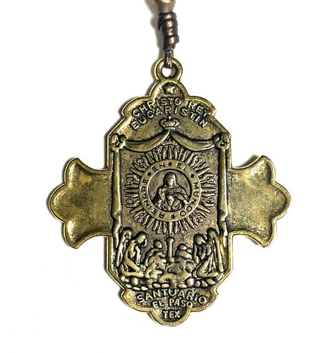 Exquisiter Rosenkranz St. Michael der Erzengel schwarz handgeknüpft Rosenkranz San Miguel - Bild 8 von 9