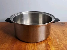 Vollrath Gourmet 5 Qt Stock Pot 304 Multi Ply Stainless Steel USA Vintage No Lid