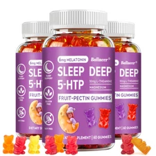 5-HTP 30 TO 60 sleep deep Gummies,Support for Sleep and Stress,Reduce Stress NEW