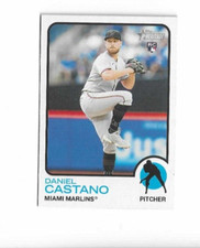 2022 Topps Heritage SP Daniel Castano Rookie #702 Marlins