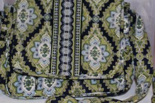 Vera Bradley Small Messenger Bag in Retired Cambridge Pattern, Made in USA