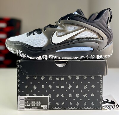 NEW Nike KD15 Black White Refuge | Men's Size 15 | DC1975-101 | eBay