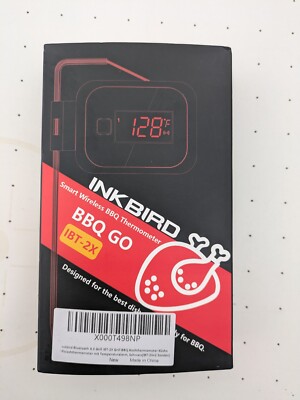 Inkbird BBQ GO IBT-2X Smartes kabelloses Grillthermometer Bluetooth App Steuerung