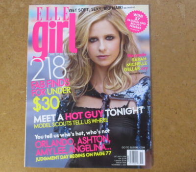 Elle Girl Magazine - Sarah Michelle Gellar - Buffy - Oliver James