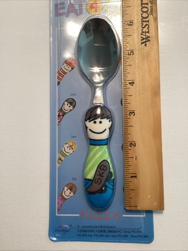 Eat 4 Fun Kiddos Spoon Chris SK8 8629-07 Children’s Eating Utensil Jolin USA - Picture 6 of 6