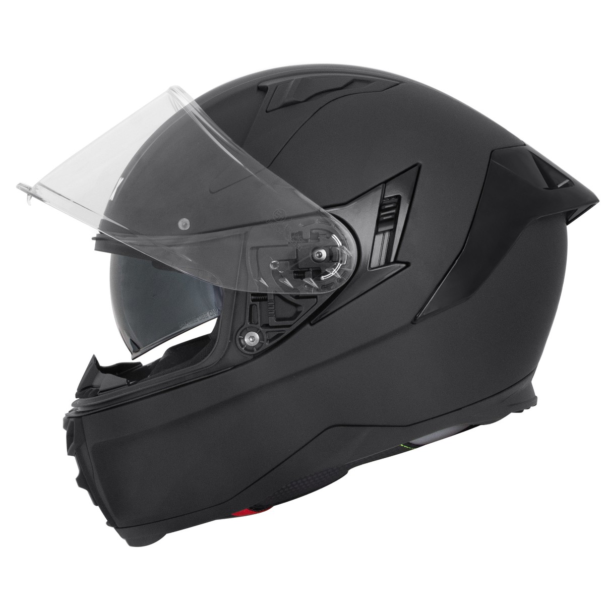 ZORAX ZOR-828 Matt Black DVS Full Face Motorbike Helmets
