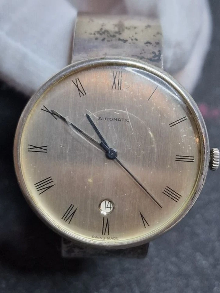 Vintage Ladies AUTOMATIC Real Silver 925 (63g), 36.8mm, 25Jewel - Bild 1 von 4