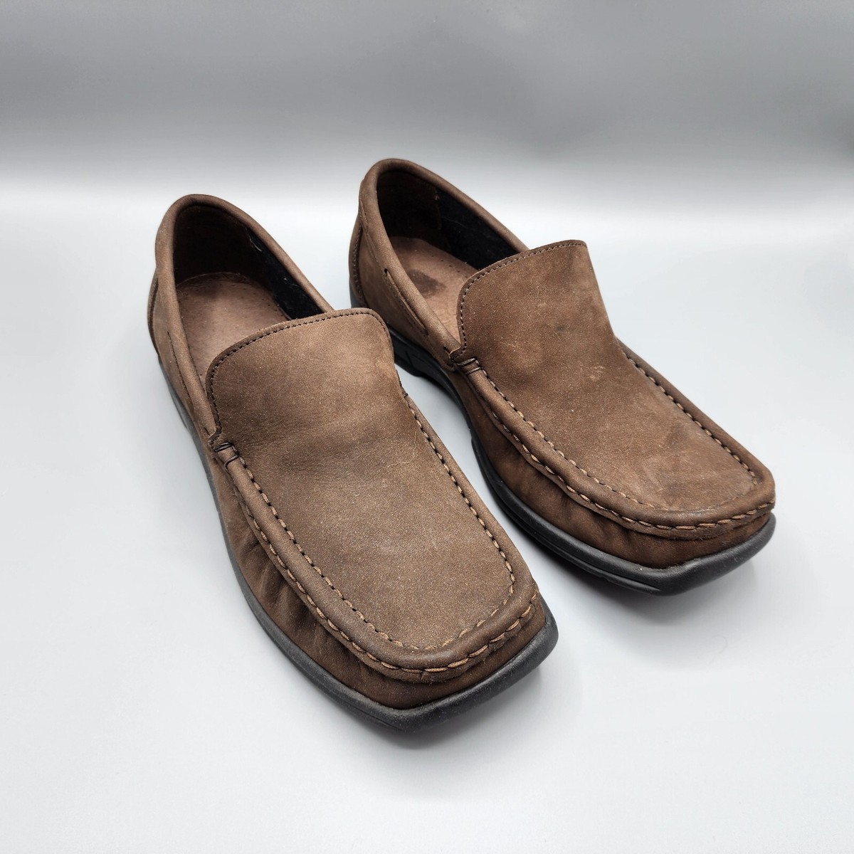 L.L. Bean Brown Leather Slip-On Loafers LL Bean Men main image 4