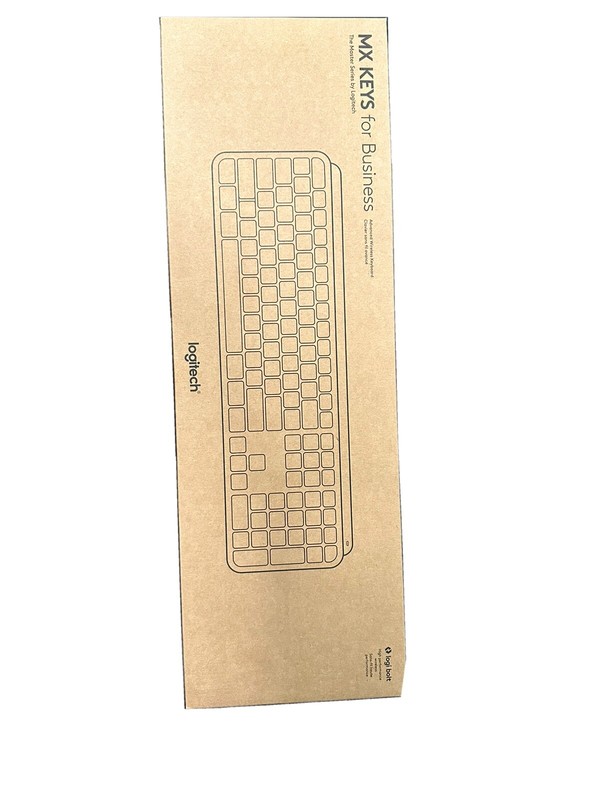 Logitech MX Keys Wireless Illuminated Keyboard - Graphite (920-010116). Unopened