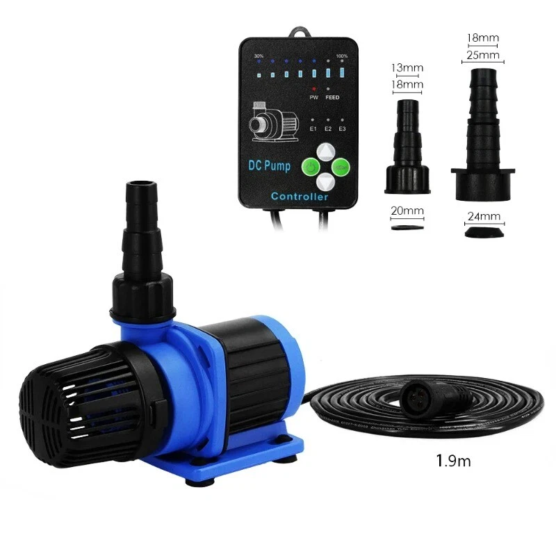 Bomba de agua externa sumergible DC 24v con controlador bomba de retorno ajustable Foto 2 de 4