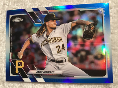 2021 Topps Chrome Blue Refractor /150 Chris Archer #188 Pirates