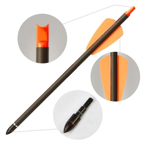 12x 7.5"/15" Bolzen Kohlenstoffpfeile Bolzen Carbon Arrows/Bolts Pfeile 2x Vanes - Picture 6 of 12