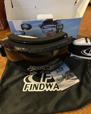 Findway Ski Goggles Over Glasses Snow/Snowboard Goggles Black Open box NEW  Bag