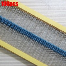 20K Ohm 20Kohm 100Pcs Metal Film Resistor 0.25W 200000R 1% 1/4W Watt New Ic cx