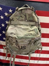 USGI US MILITARY MOLLE II 3 Day Assault Pack OCP Multicam W/ Pad & Stiffenrt