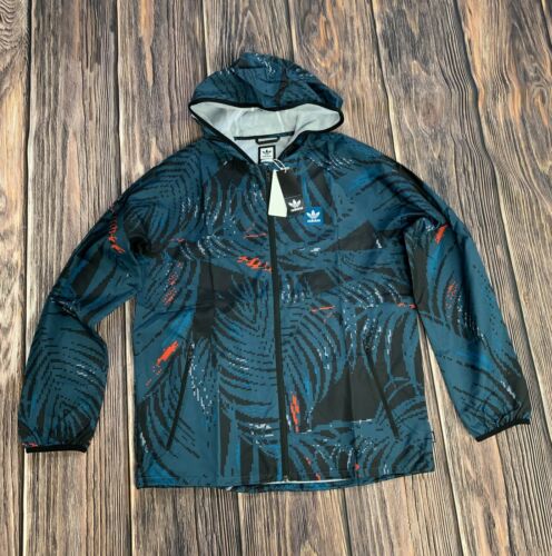 نقطة البداية صوفي مغبر  Adidas Originals Allover Tropical Print BB Wind Men Jacket Teal EC7327  Medium | eBay