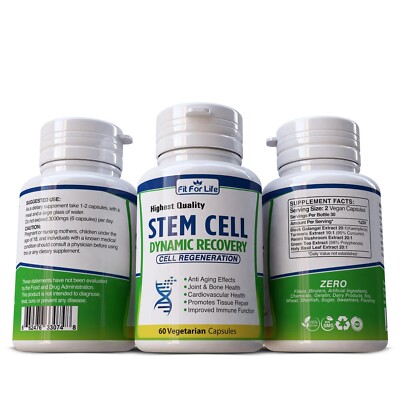 Stem Cell Tissue Repair Natural Supplement Pills 60 Capsules BONE & JOINT HEALTH