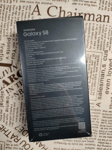 Nowy i zapieczętowany Samsung Galaxy S8 64GB SM-G950U (USA) / G950F (wersja globalna) odblokowany - Zdjęcie 3 z 8