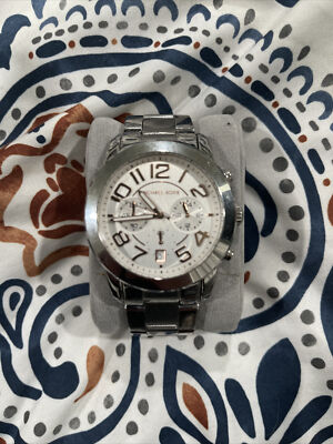 Michael Kors Mercer Silver Tone Watch MK5725 Michael Kors Women MK5725 Dress Date Stainless Steel Quartz  main image 2