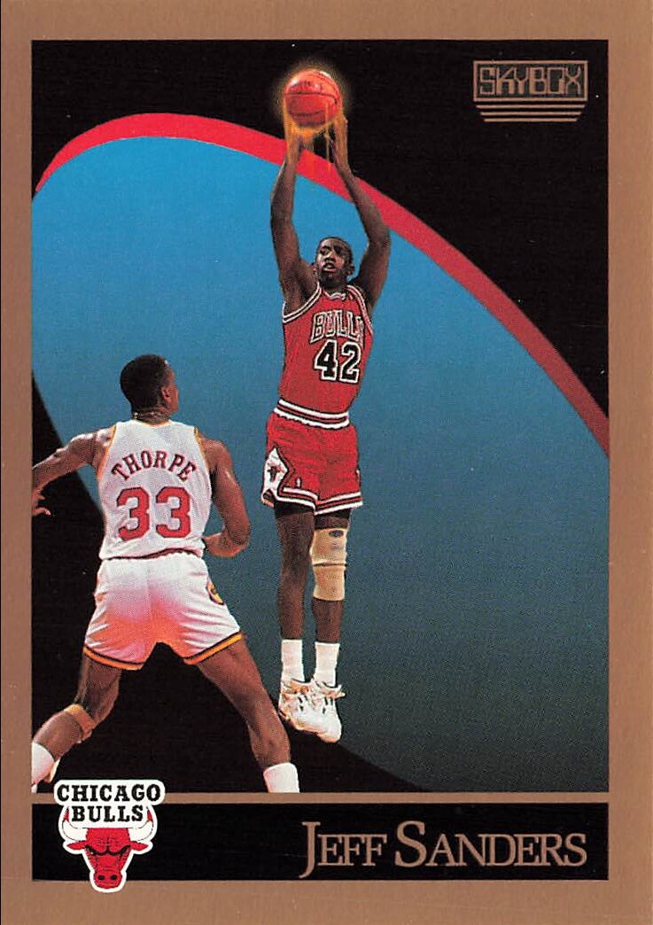 1990 SkyBox #47 Jeff Sanders Chicago Bulls | eBay