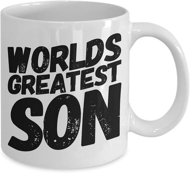 Worlds Greatest Son Mug Gifts For Sons, Best Son in The World, Funny