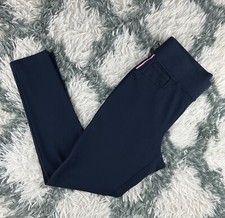 Tommy Hilfiger Women's Skinny Pants Legging Wide Band No Pockets Blue Size Small