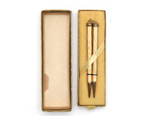 VINTAGE CROSS 1/30 10k GOLD FILLED MECHANICAL PENCIL SET w ORIGINAL BOX