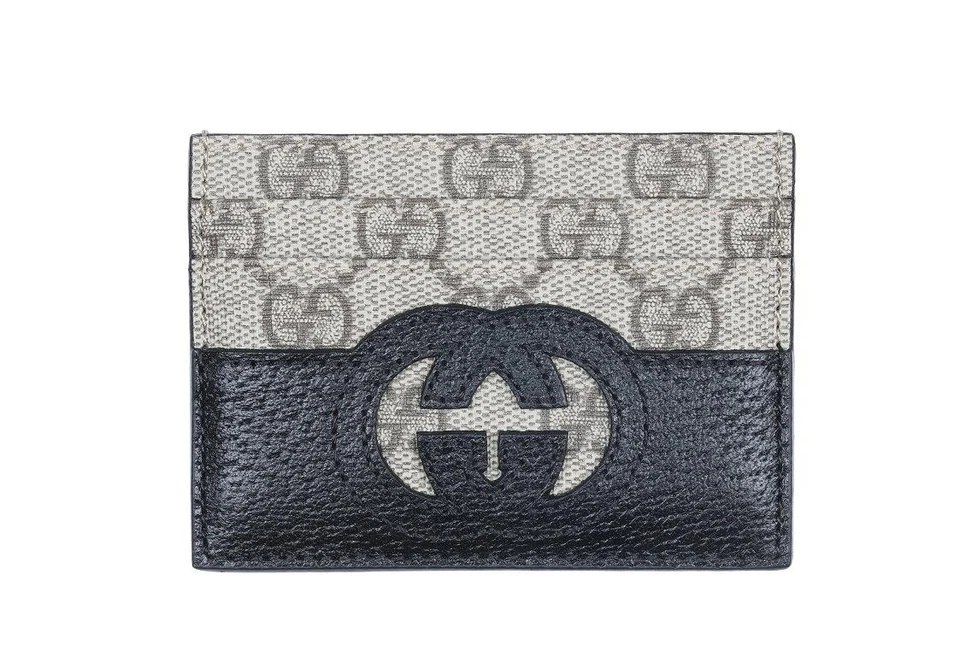 NUEVA TARJETA DE CRÉDITO GUCCI RECORTADA ENTRELAZADA GG GUCCISSIMA CUERO CON ESTUCHE Foto 2 de 4