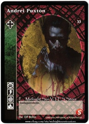 Andrei Puxon Ravnos Tenth Anniversary V:TES VTES Vampire CCG
