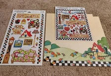 Creative Imaginations Mary Engelbreit Scrapbook Kit Sticker Punch Outs ~ Home