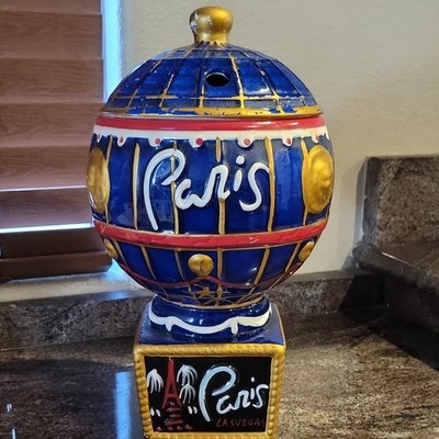 Paris Las Vegas Hot Air Balloon ceramic cup.Casino Theme Promotional Souvenir 